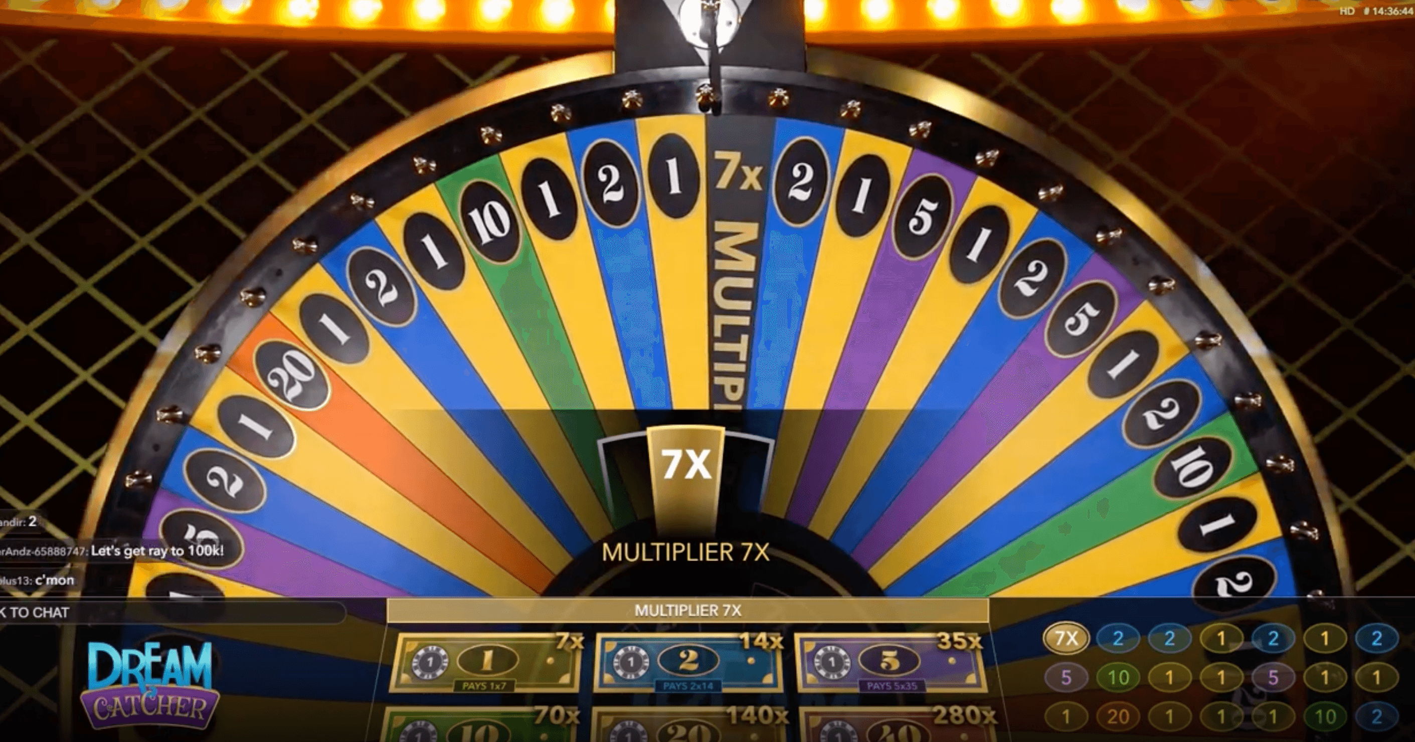 Come giocare a Dream Catcher dal vivo gratuitamente e con soldi veri image