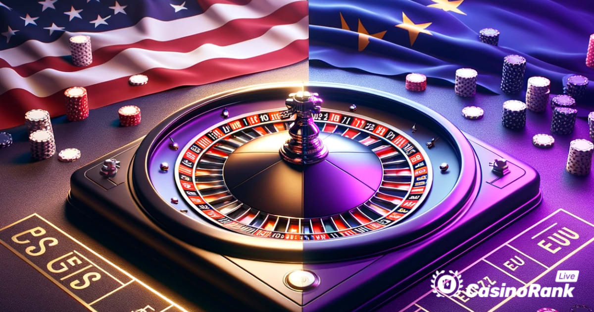 Scegliere la roulette americana o europea in un casinò con croupier dal vivo